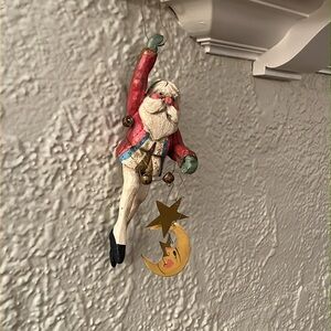 House of Hatten Santa Elf with Moon and Stars - Large Ornament
